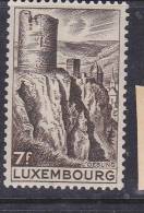 LUXEMBOURG N° 406  7 F SÉPIA L'OESLING NEUF SANS CHARNIERE - Unused Stamps