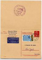 DDR P 65 Antwort-Postkarte ZUDRUCK BÖTTNER #5 New York NY USA 1967 - Privatpostkarten - Gebraucht