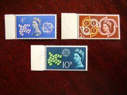 G.B. 1961EUROPEAN POSTAL & TELECOMMUNICATIONS Conference (CEPT)  Issue FULL SET THREE Values To 10d MNH. - Nuevos