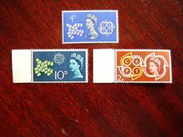 G.B. 1961EUROPEAN POSTAL & TELECOMMUNICATIONS Conference (CEPT)  Issue FULL SET THREE Values To 10d MNH. - Ungebraucht