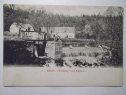 Cpa Thuin L'Ermitage Et La Cascade - BE01 - Thuin