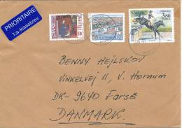Sweden Cover Sent To Denmark 2009 Topic Stamps - Lettres & Documents