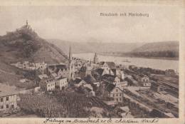 BR41762 Braubach Mit Marksburg    2 Scans - Braubach