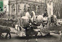 Rhône Alpes  Mi-Carême De Paris 1908   Char Du Lyonnais - Rhône-Alpes