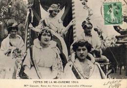 Paris 75  Fêtes  De La Mi-Carême 1914  La Reine   Melle Guillot - Lots, Séries, Collections