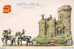 Paris 75  Fêtes  De La Mi-Carême 1913  Cortège Du Bouillon Kub  La Tour De Dinan Dessin - Loten, Series, Verzamelingen