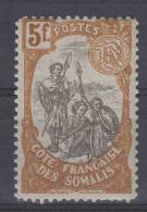 Cote Des Somalis: Yvert  Nr 66 A  , MH/* CV Maury € 50 - Unused Stamps