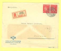 Finland: Old Cover Registered Mail - 1940 Fine - Cartas & Documentos