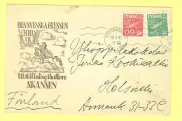 Sverige: Old Cover, Cache Horse Topic - 1945 Postmark - Covers & Documents