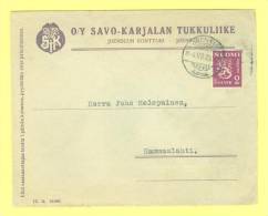 Finland: Old Cover - 1935 Postmark - Covers & Documents