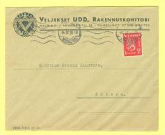 Finland: Old Cover - 1939 Postmark - Lettres & Documents