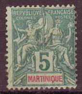 MARTINIQUE - 1892 - YT N° 34  - Oblitéré - - Usati