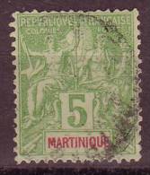 MARTINIQUE - 1899 - YT N° 44  - Oblitéré - - Oblitérés