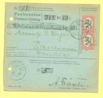 Finland: Old Cover - 1919 Postmark - Cartas & Documentos