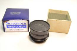 Objectif Schneider REPRO-CLARON (repro Claron) 8.0/135 Normal. Schneider Optik Kreuznach - Appareils Photo