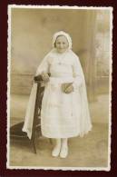 Delcampe - Cpa Carte Photo  Communiante En Bretagne    BHU17 - Bretagne