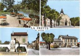 CPSM LA FRETTE SUR SEINE (Val D´Oise) - 4 Vues - La Frette-sur-Seine