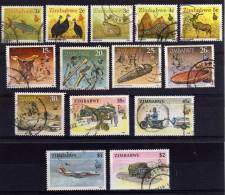 Zimbabwe - 1990 - Wildlife, Artefacts & Transport (Part Set) - Used - Zimbabwe (1980-...)