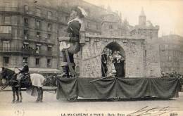 Paris 75  Fêtes De La Mi-Carême 1913    Le Char De Barble Bleue - Lotes Y Colecciones