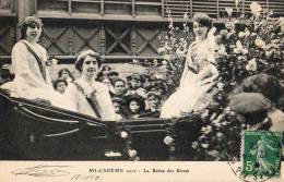 Paris 75  Fêtes De La Mi-Carême 1912    Le Char De La Reine Des Roses - Sets And Collections