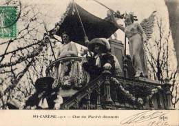 Paris 75  Fêtes De La Mi-Carême 1912    Char Des Marchés Des Découvertes - Loten, Series, Verzamelingen