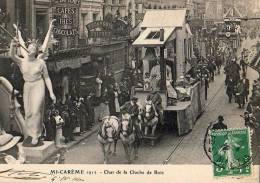 Paris 75  Fêtes De La Mi-Carême 1912    Char  De La Cloche De Bois - Lotes Y Colecciones