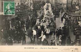 Paris 75  Fêtes De La Mi-Carême 1912    Char  De La Noce Polonaise - Lotes Y Colecciones