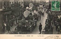 Paris 75  Fêtes De La Mi-Carême 1912    Char  De La Vie Chère - Sets And Collections