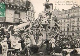 Paris 75  Fêtes De La Mi-Carême 1910    Le Char De La Reine Des Reines - Lotes Y Colecciones