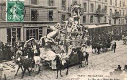 Paris 75  Fêtes De La Mi-Carême 1910    Le Char De La Reine Des Reines - Lots, Séries, Collections