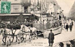 Paris 75  Fêtes De La Mi-Carême 1910    Le Char Des Ténèbres - Lots, Séries, Collections