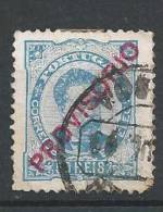 PORTUGAL -1892-1893, D. Luis I. Sobrecargas «PROVISÓRIO»  50 R.  P. Porc.  D. 11 3/4x12  (Sob. C)   (o)  MUNDIFIL  Nº 87 - Used Stamps