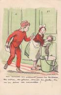 ¤¤  -     Illustrateur " POUBOT "   -  Le Groom  Et La Femme De Chambre  -  Publicité " JAKO "   -  ¤¤ - Poulbot, F.