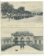 CPA : 88 Saint Dié : Drapeau Des Chasseurs à Pied : Présentation Drapeau : Miliaires Présentant Armes , Cavaliers,chiens - Weltkrieg 1914-18