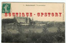 87 - ROCHECHOUART - Vue Panoramique Et Chateau - Edition Imprimerie Moderne N° 5 - Dos Scanné - Rochechouart
