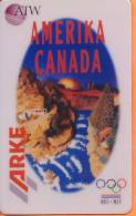 Netherlands - PRE - ATW - Amerivox, Arke, Olympic Games, Amerika - Canada, 1996, Used - Schede GSM, Prepagate E Ricariche
