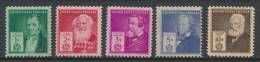 USA 1940 Scott 889-893 Inventors, MH * (some  MNH **) - Ongebruikt