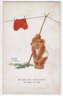 ILLUSTRATORS L. WOOD "LIFE IS SO COLD AND EMPTY, I MISS YOU VERY" TEDDY BEAR Nr. 2533 OLD POSTCARD - Wood, Lawson