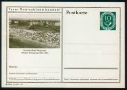 Bund BPK  1954  Mi: P 17  15-077  Insel Wangerooge - Strand Und Ort - Cartoline Illustrate - Nuovi