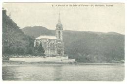G1108 Azores - A Church At The Lake Of Furnas - St. Michael's - Old Mini Card / Non Viaggiata - Açores