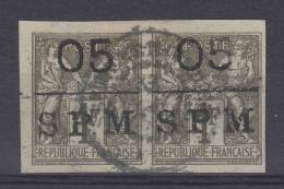 St Pierre Et Miquelon Yvert Nr 11 Pair , - Used Stamps