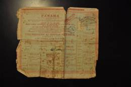 ACTION PANAMA 1888 - Schiffahrt