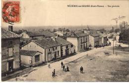 CPA ..   MEZIERES SUR ISSOIRE .  VUE GENERALE ...ANIME ...1910...VOIR SCAN . - Meziere Sur Issoire