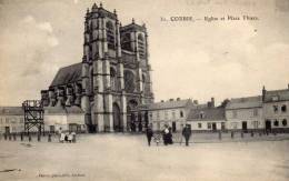 CORBIE   -  Eglise Et Place Thiers - Corbie