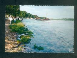 Vente Immédiate à Prix Fixe - CPSM - Le Rhin à LAUTERBOURG (67) ( Vue Animée Avec Péniche Ed. CAP Dentelée) - Lauterbourg