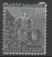 CAPE OF GOOD HOPE 1871 1/2d Grey-black SG28 M HS64 - Cape Of Good Hope (1853-1904)