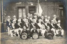 RIVE DE GIER (42) Carte Photo Groupe Fanfare Gros Plan - Rive De Gier