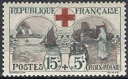1918 FRANCIA PRO CROCE ROSSA MH * - FR635 - Unused Stamps