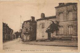 Cpa79 Mazières Route De Champdeniers - Mazieres En Gatine