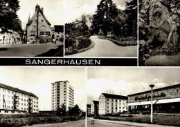 AK Sangerhausen, Markt, Rosarium,Hochhaus, Siedlung, Ung, 1976 - Sangerhausen